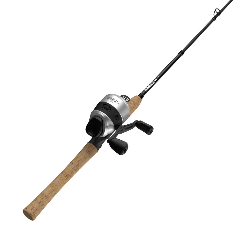 Zebco 33 Cork Composite 602M Spincast Combo