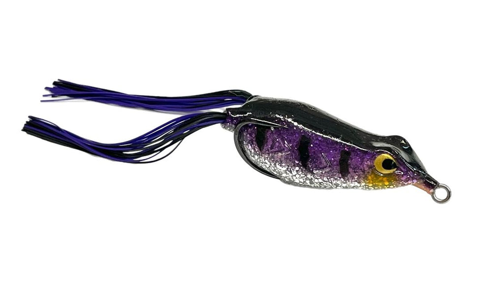 Copper Red Baits Wave Frog Purple Shad