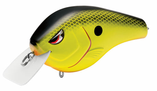 Spro Fat Papa 70 Squarebill Crankbait Chartreuse Black Back