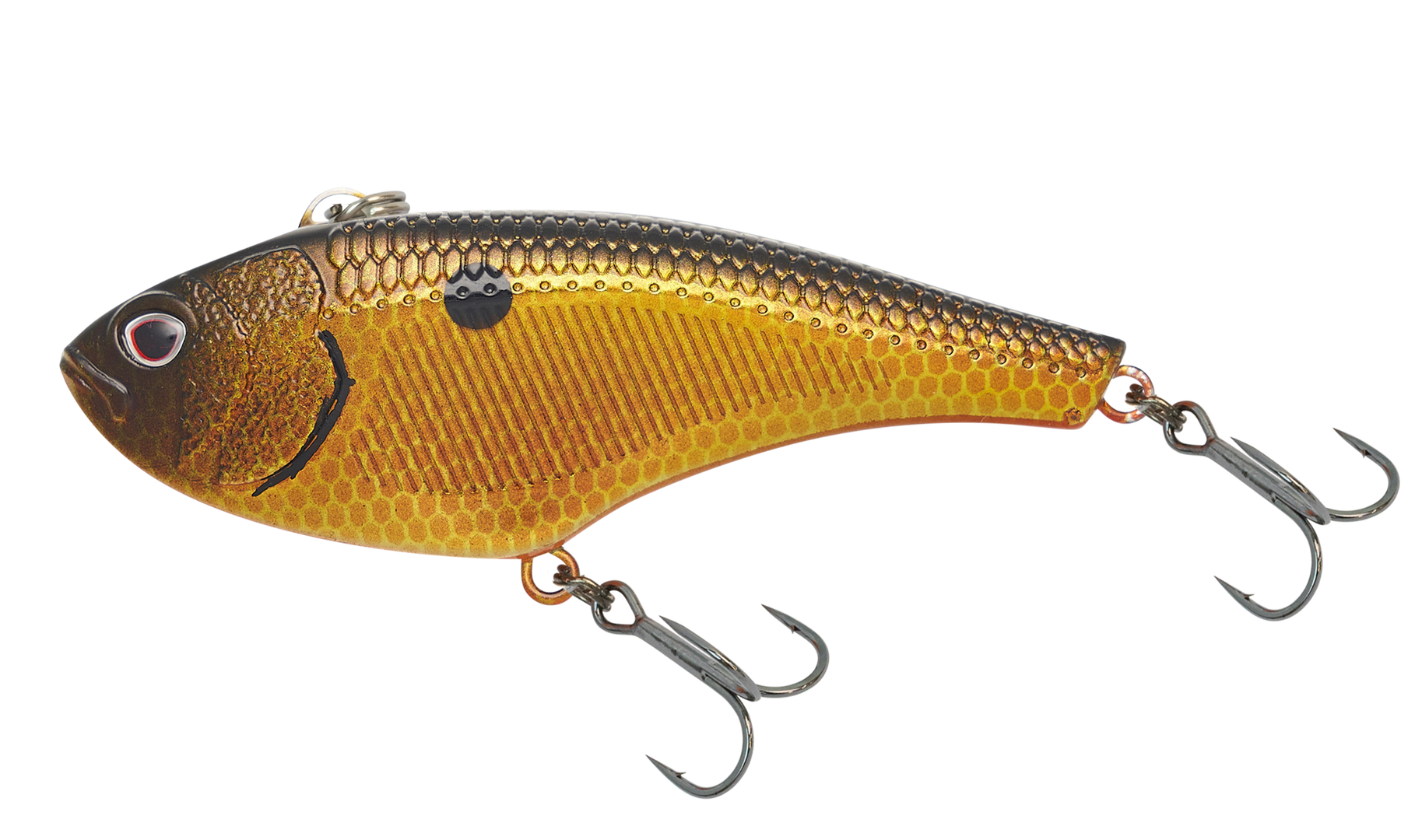 Nomad Design Swimtrex Lipless Crankbait 66mm Gold Black Back
