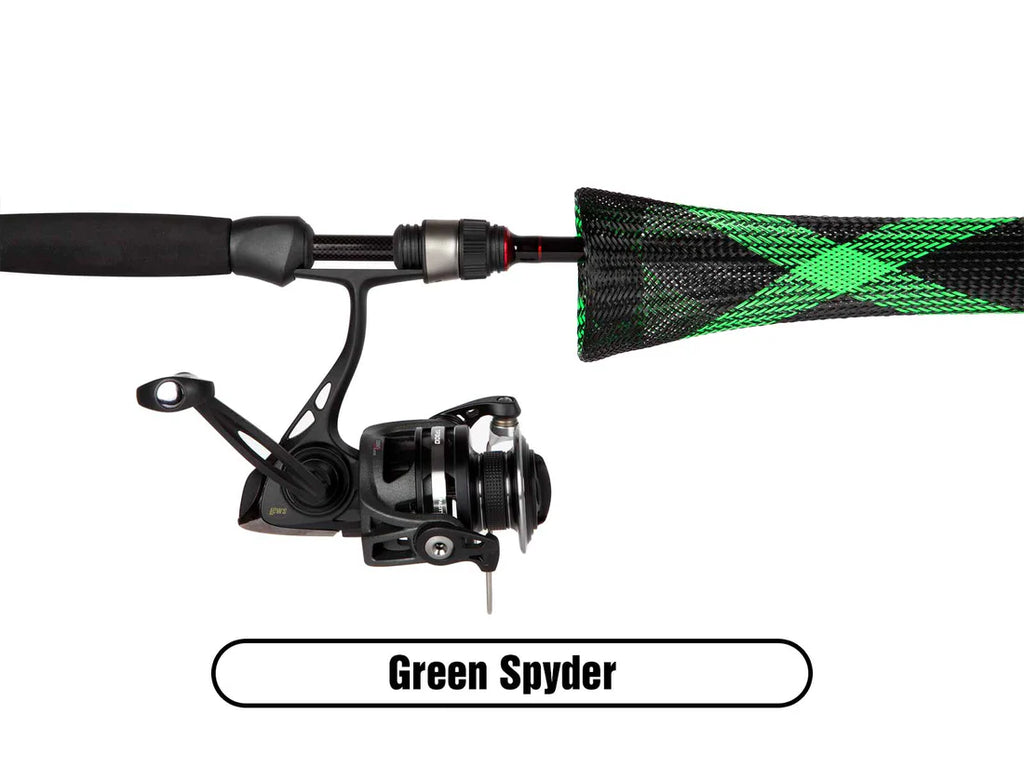 VRX Rod Glove Green Spyder Standard Spinning