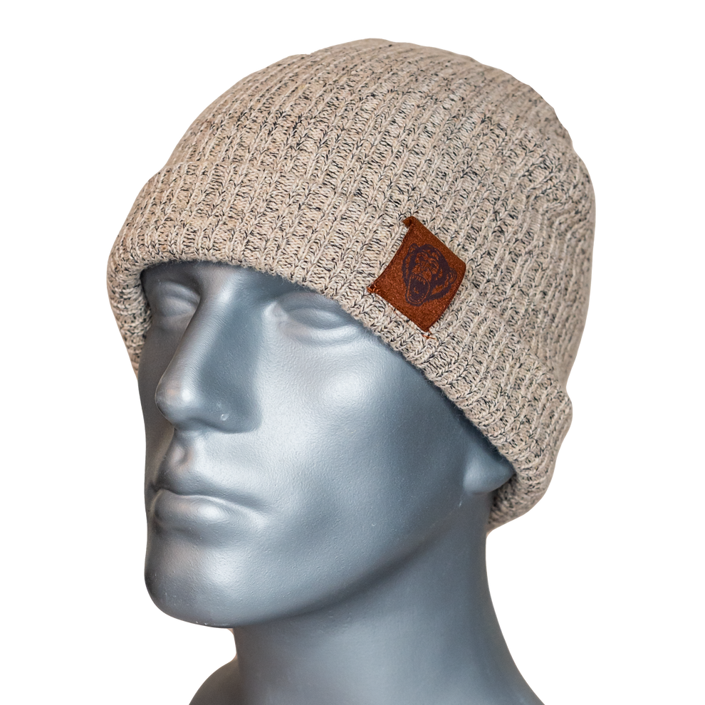 Fish Monkey Wooly Head Ribbed Knit Beanie