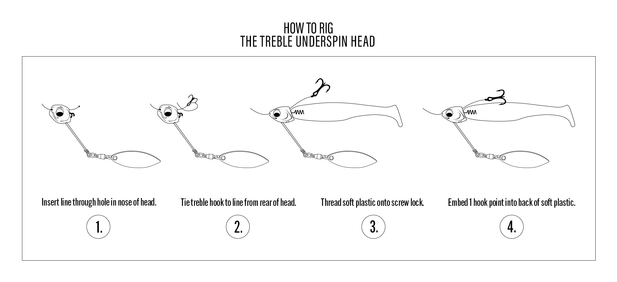 6th Sense Treble Underspin 2pk