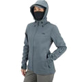 Aftco Womens Reaper Windproof Jacket Large Charcoal