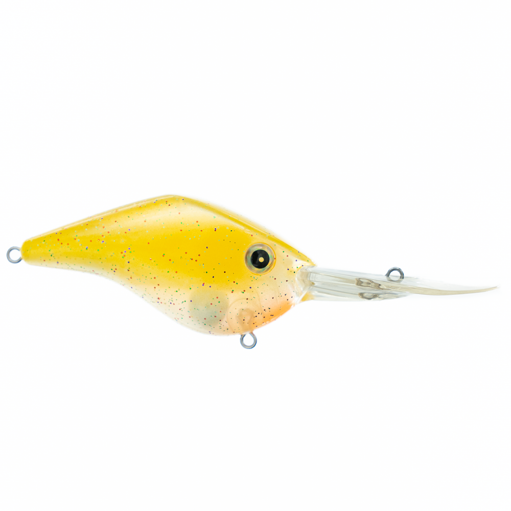 BassMooch Z Boss 20 Crankbait Yellowtail Candy Ghost