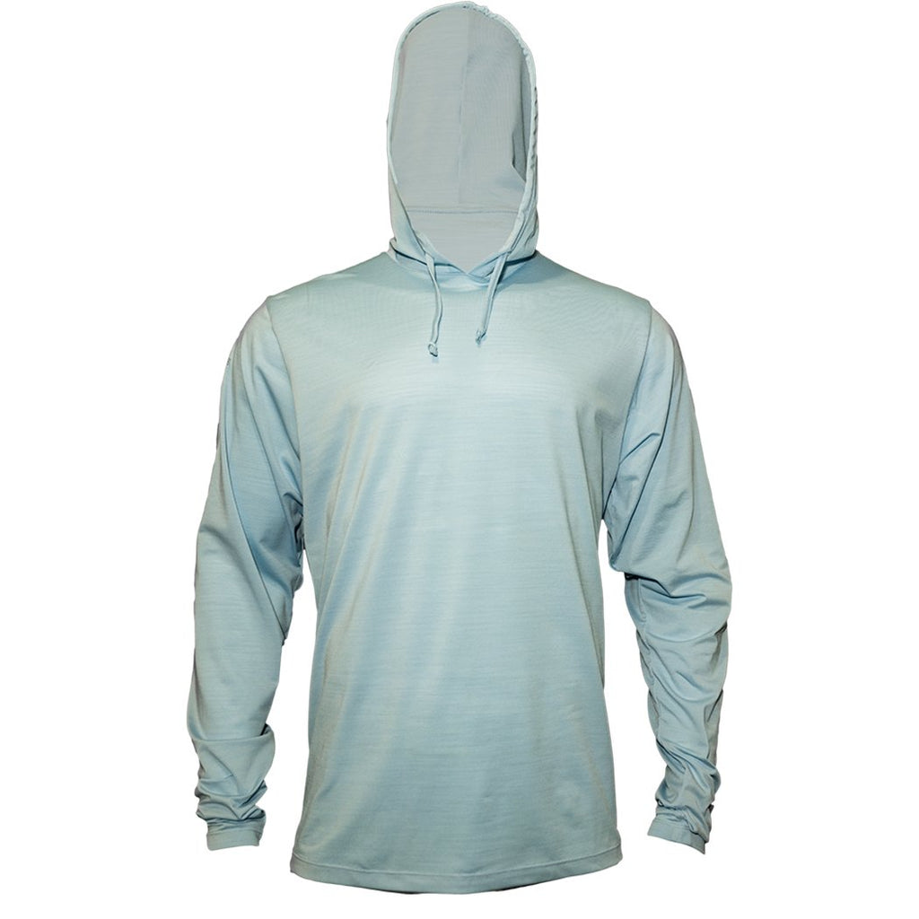 Air-X Hooded Performance Shirts with Repel X Ice Blue