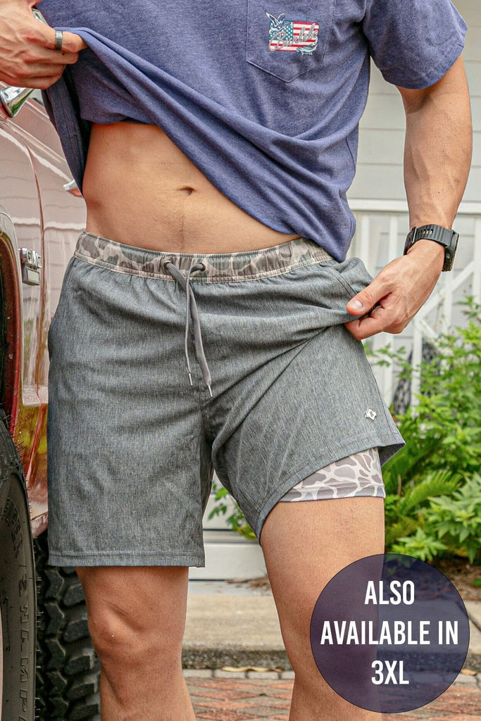 Burlebo Athletic Shorts Grizzly Grey