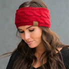 CC Cable Knit Lined Headwrap ( HW-20 )