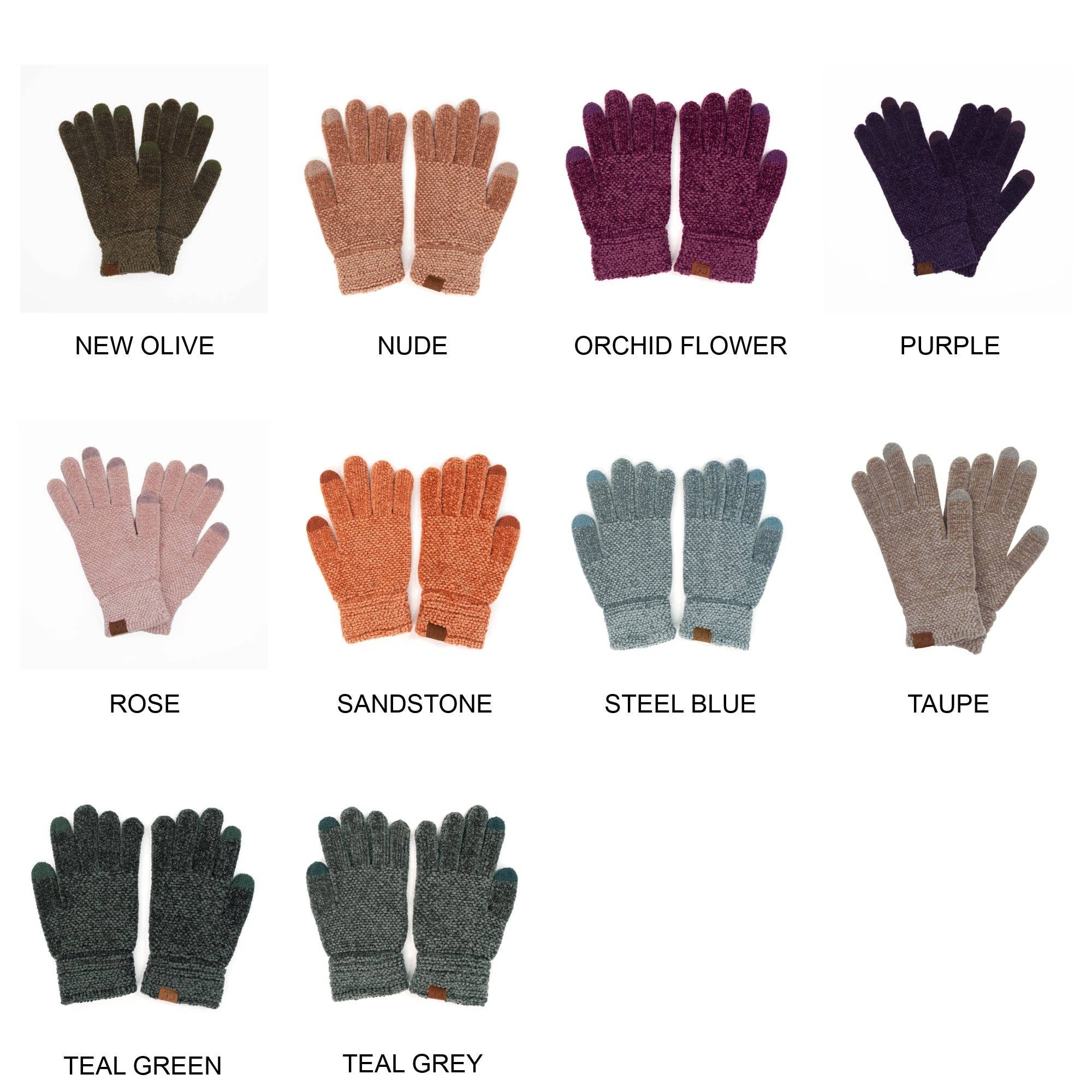 CC Chenille Touchscreen Glove ( G-9016 )