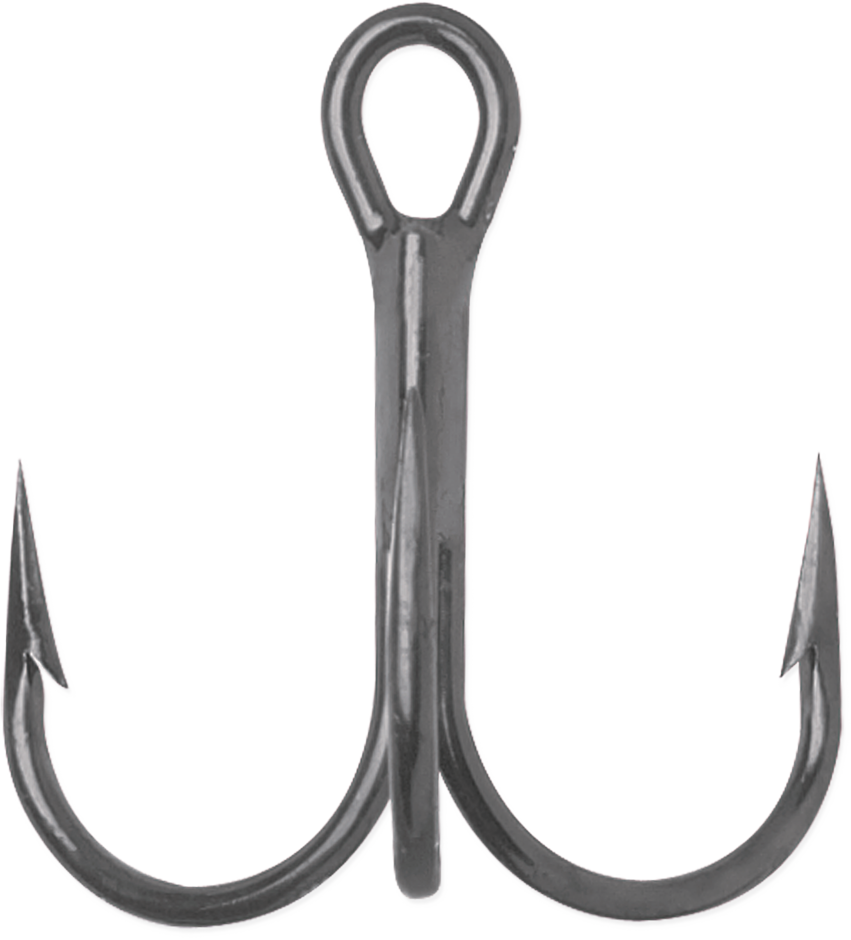 bent shank fishing hook VMC Short Shank Round Bend 1X Treble Hooks 7pk – Tackle Addict
