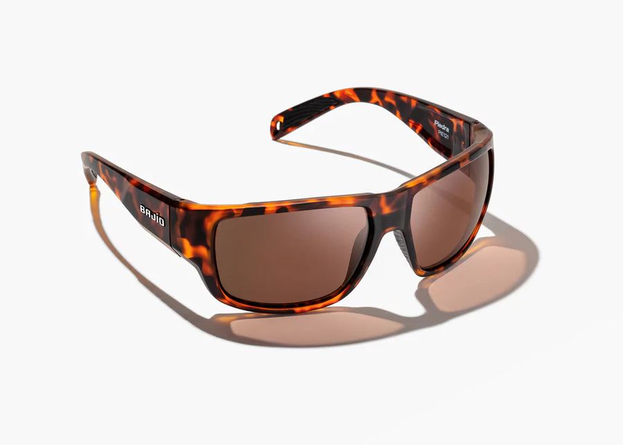 Bajio Piedra Sunglasses Brown Tortoise Matte Copper Glass