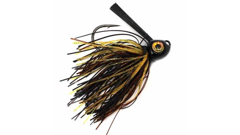 Santone Big Pig Grass Jig Black Brown Amber