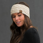 CC Cable Knit Lined Headwrap ( HW-20 )