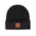 CC Beanie Heather Knit Basic ( HTM-9021 ) Heather Black
