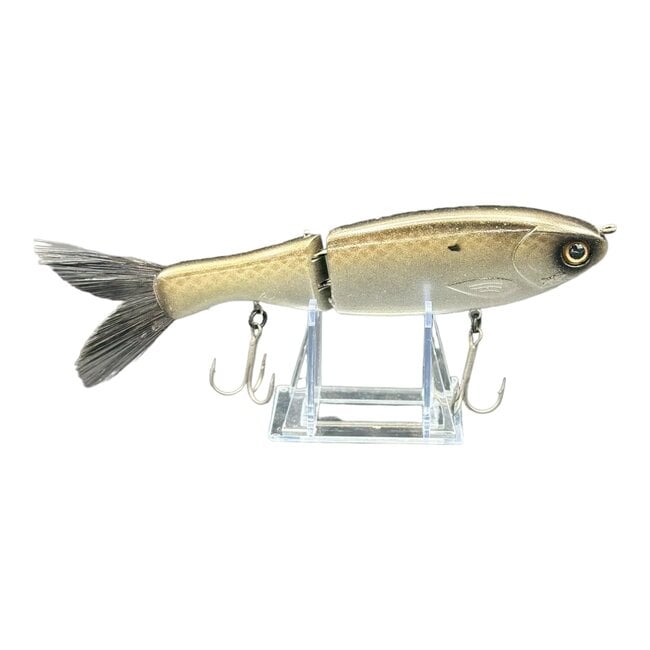 Clutch Swimbait Co. Darter Glide Bait Silver Illusion Pearl