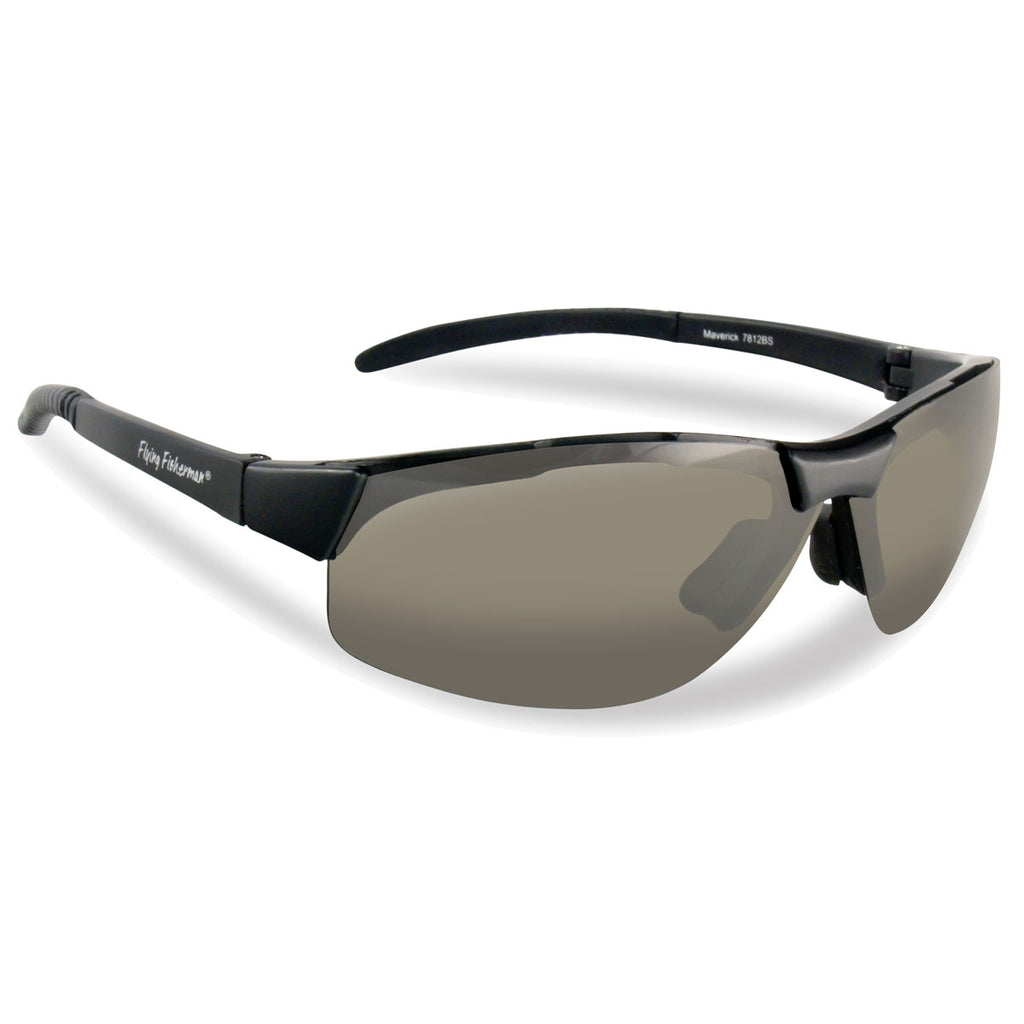 Flying Fisherman Polarized Sunglasses Maverick k Black Smoke