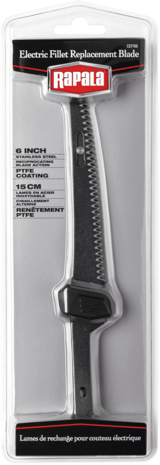 Rapala Fillet Replacement Blade Black Non-Stick Coating