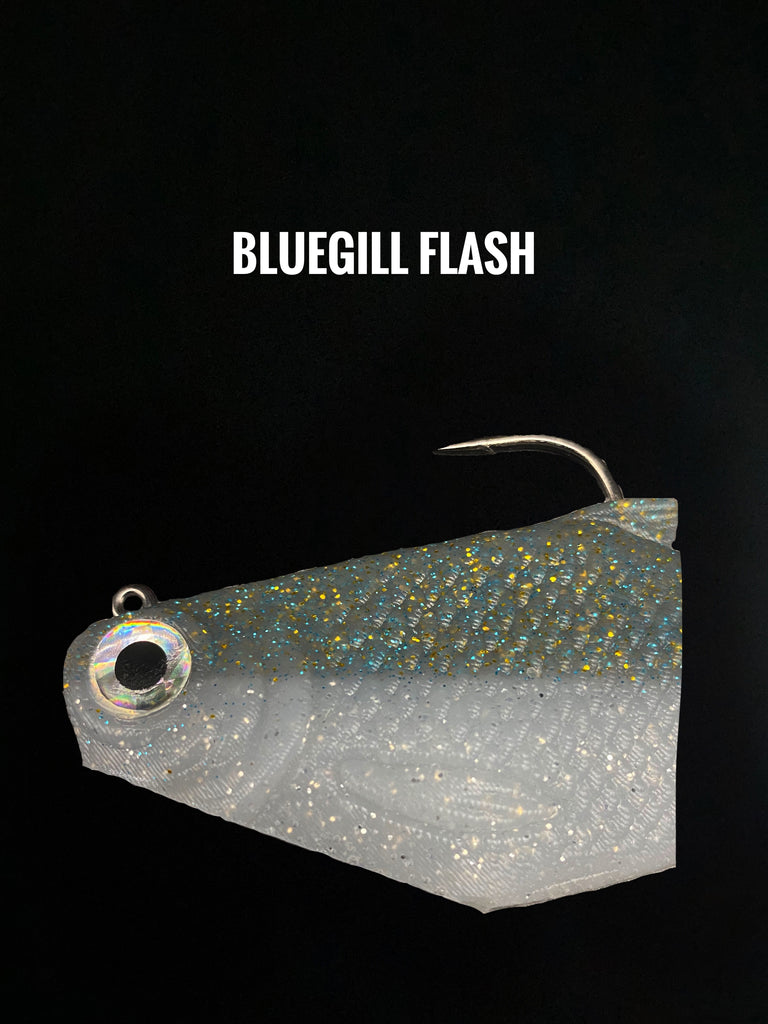 Bull Shad Bacca Burrito Swimbaits Bluegill Flash