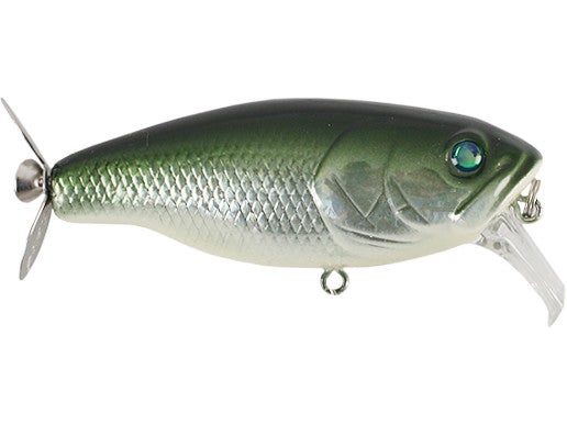 Deps BuzzJet Jr. Wakebait #15 Olive Shad Green Back