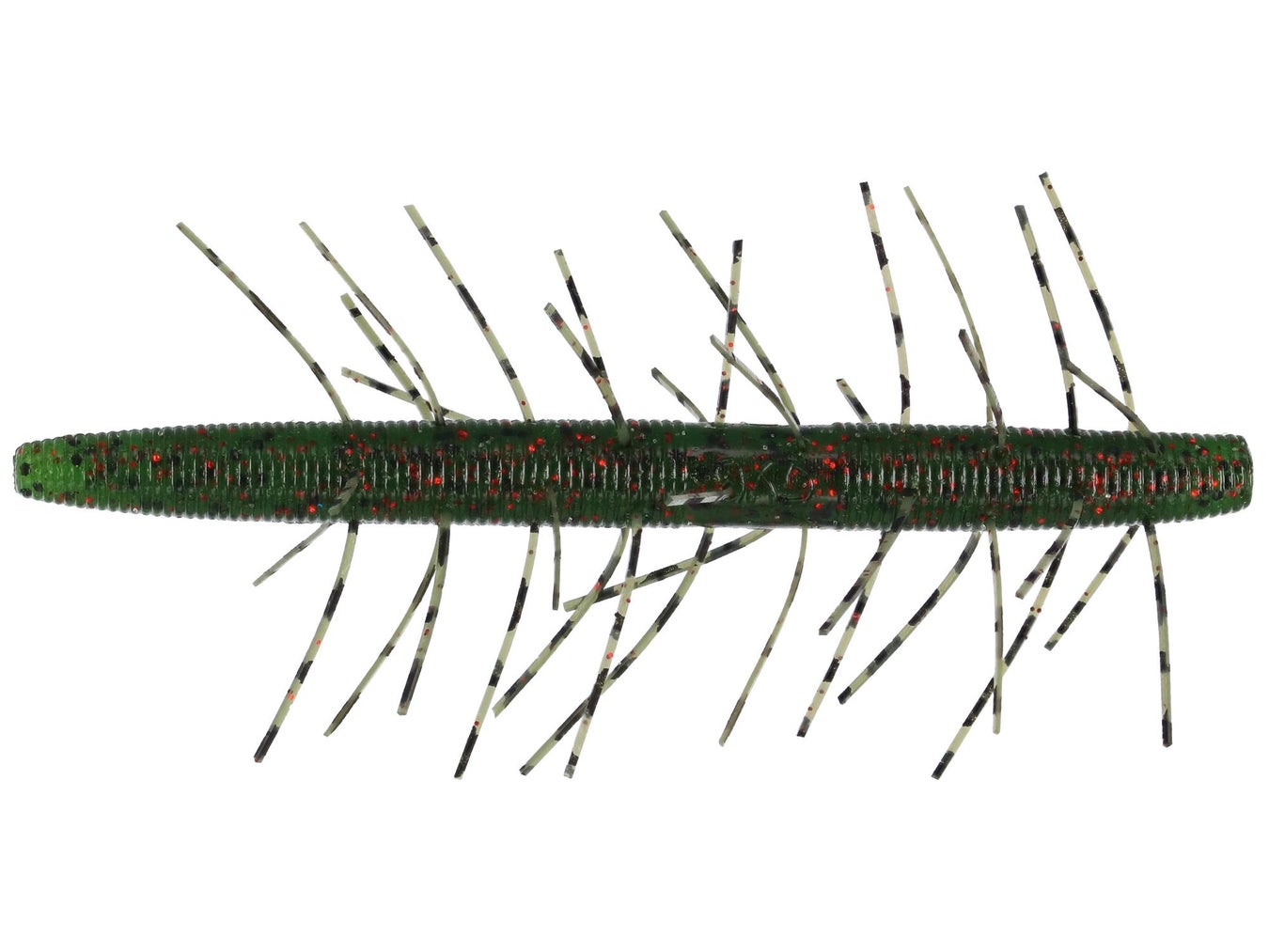 Yamamoto Fuzzy Senko 208 Watermelon Black and Red