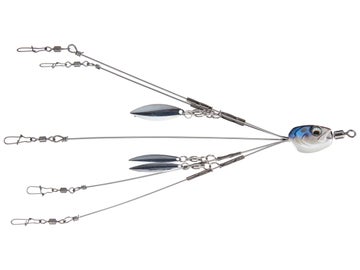 6th Sense Umbrella Rig 4K Shad 6.5" 5 Wire 4 Blade
