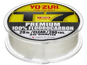Yo-Zuri T7 premium 100% Fluorocarbon Line 200 Yards