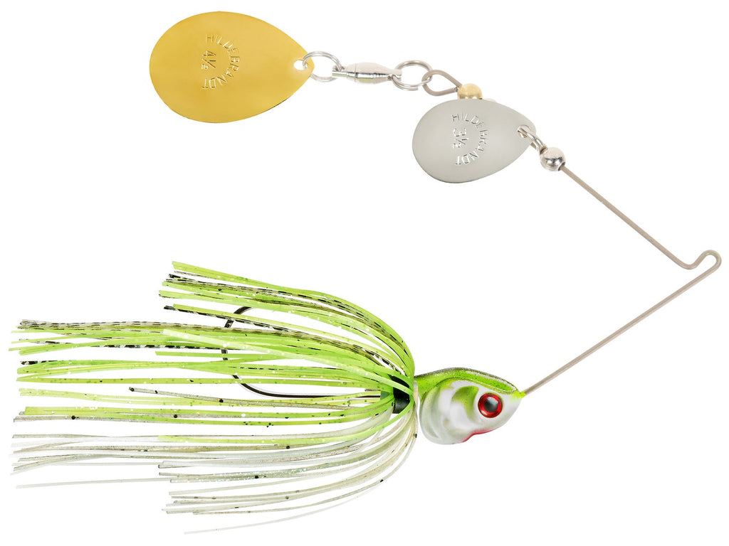 Booyah Covert Series Spinnerbait JC Special Double Colorado Nkl Gld