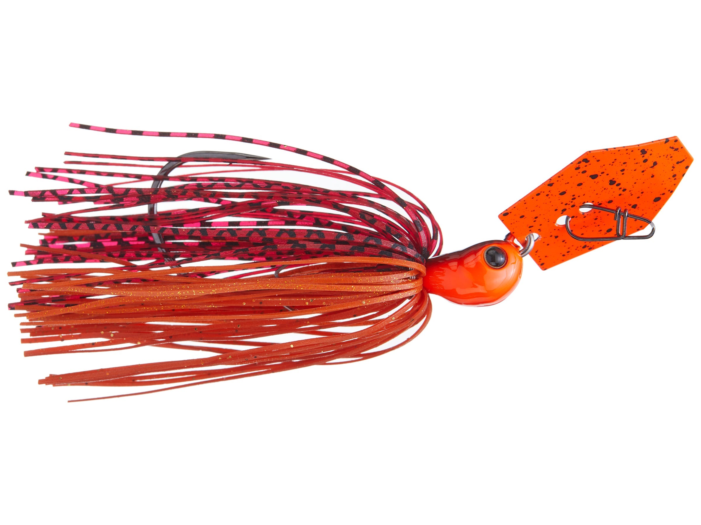 Z-Man Evergreen Chatterbait Jack Hammer Fire Craw Orange Blade