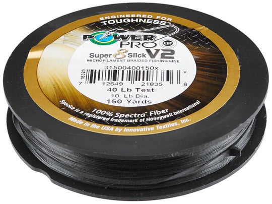 Power Pro Super Slick V2 Onyx 65 lb 300 Yards
