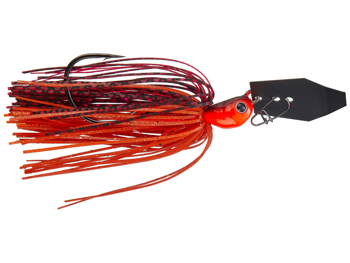 Z-Man Evergreen Chatterbait Jack Hammer Fire Craw