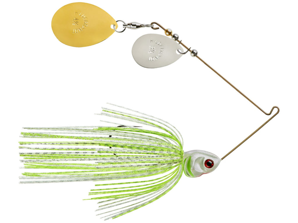 Booyah Covert Series Spinnerbait White Chart Slvsc Prl Chart Double Colorado Nkl Gld