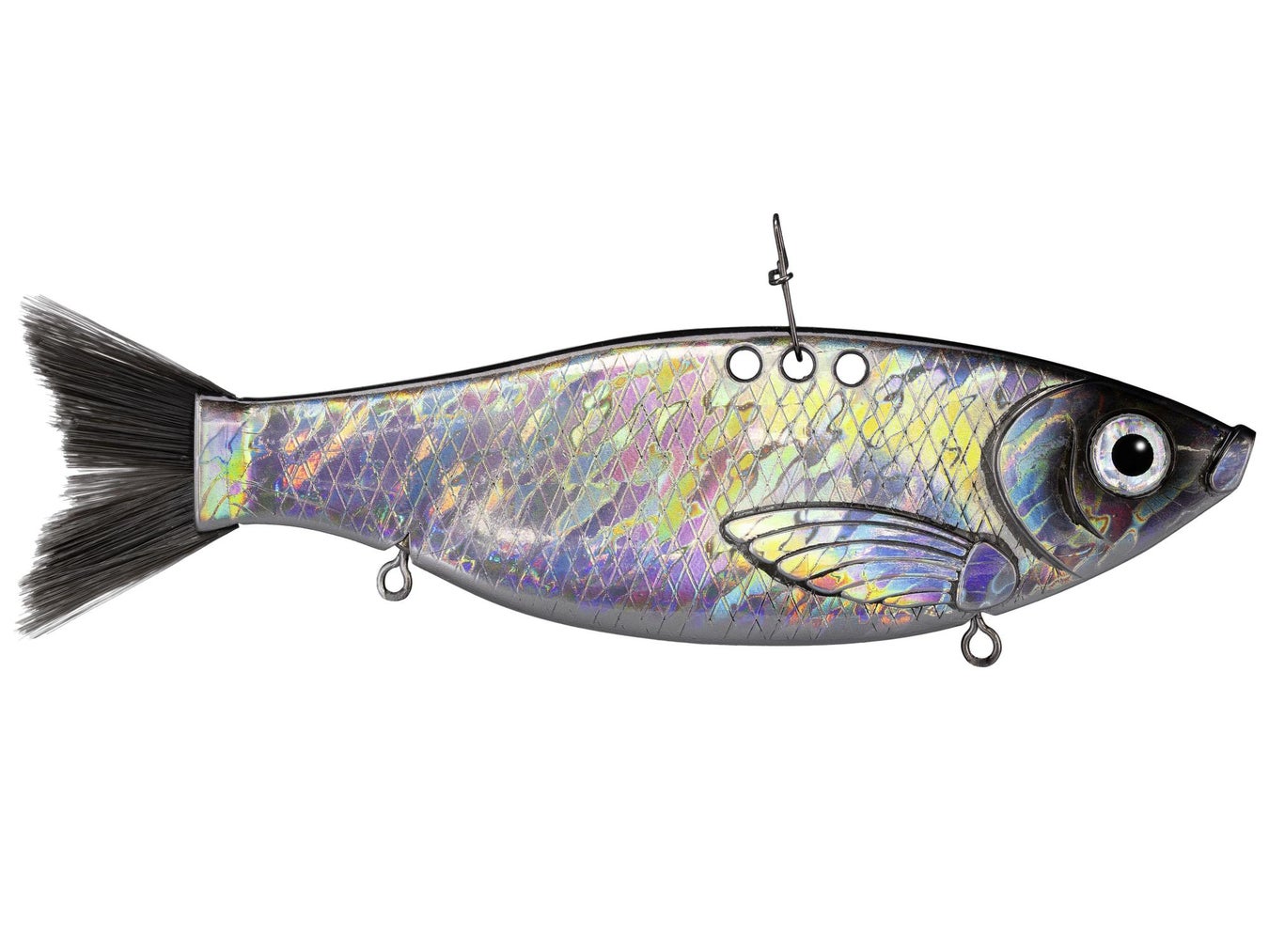 Bill Lewis Big Gizz Chrome Black Shad