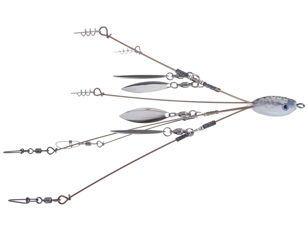 Hog Farmer Baits Tactical Bassin Mini Flex Rig 4 Blade