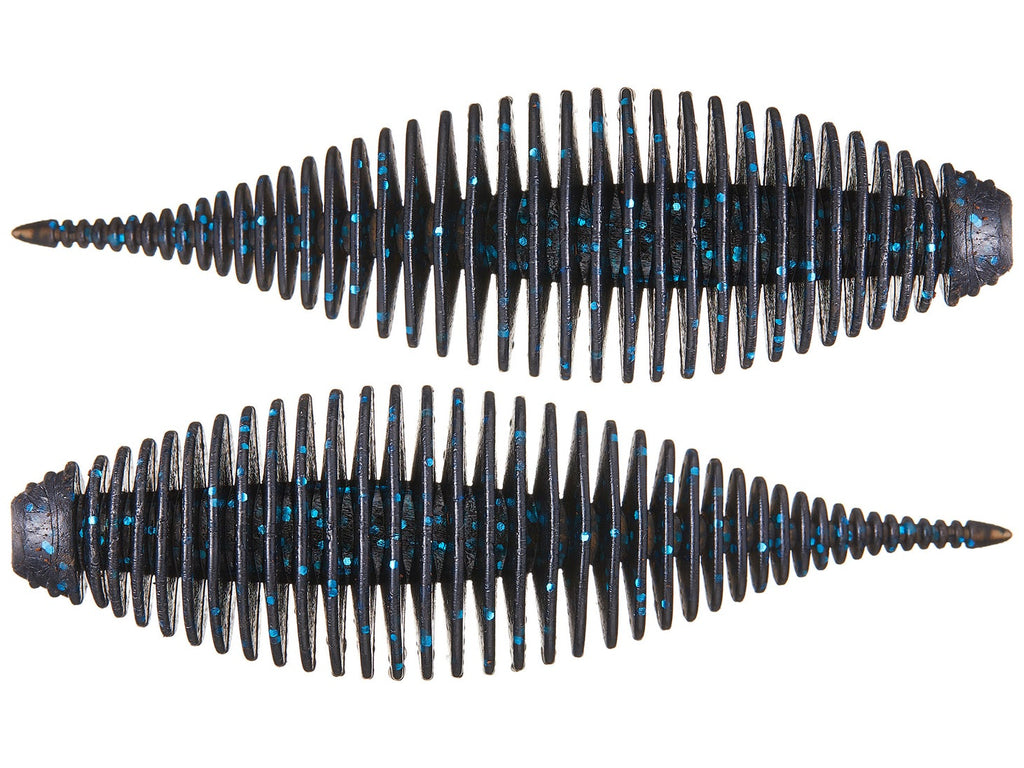 Geecrack Bellows Shad Floating Elastomer Black & Blue