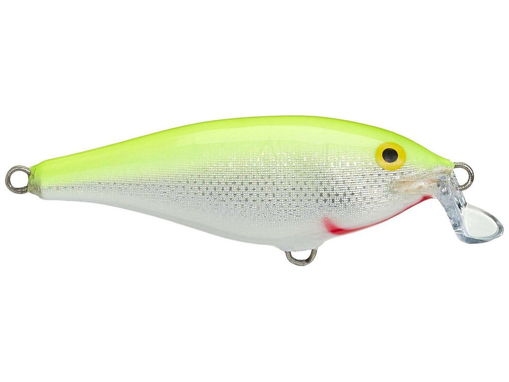 Rapala Shallow Shad Rap - Silver / Fluorescent Chartreuse