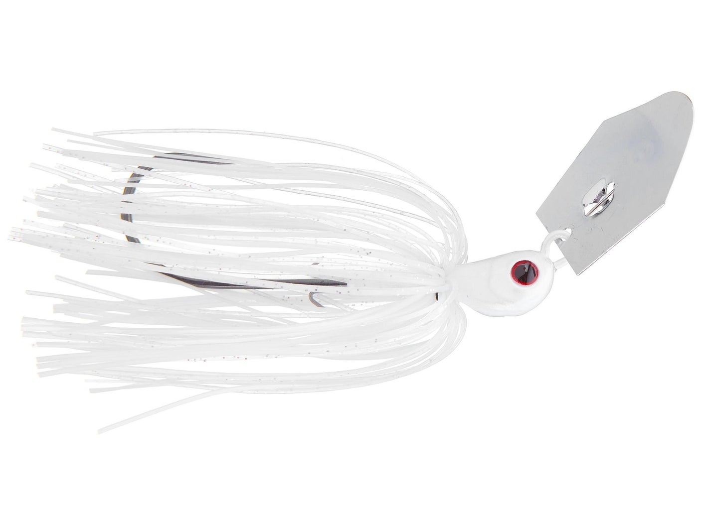 Hag's Hurricane Bladed Jig White - Silver Blade