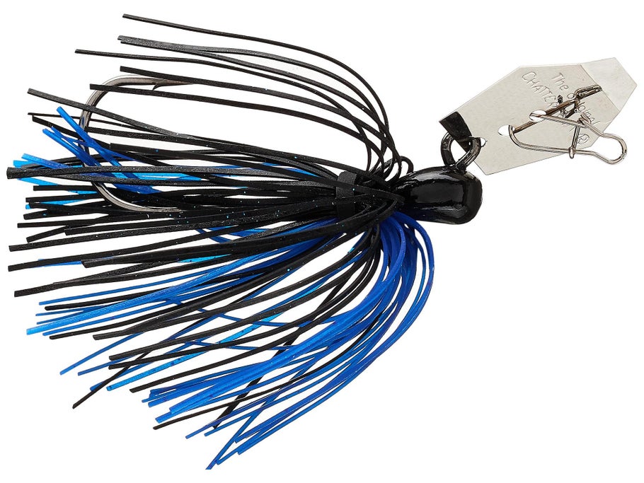 Z-Man Chatterbait Mini Black Blue 1 4 oz