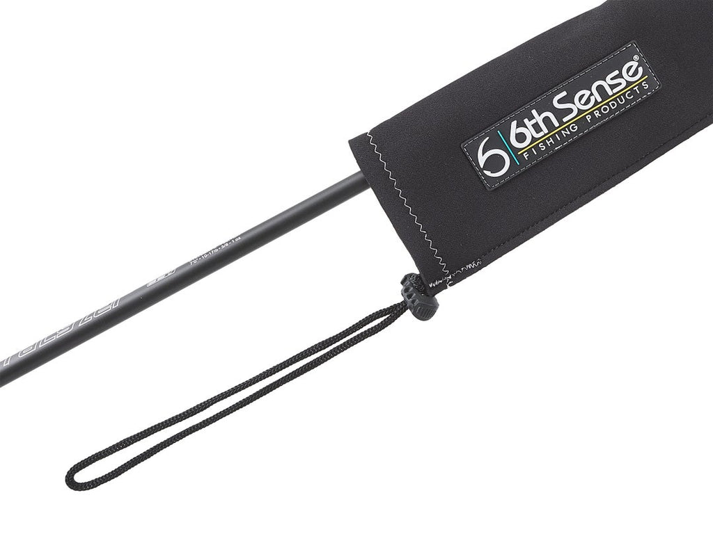 6th Sense Snag-Resistant Spinning Rod Sleeves Black
