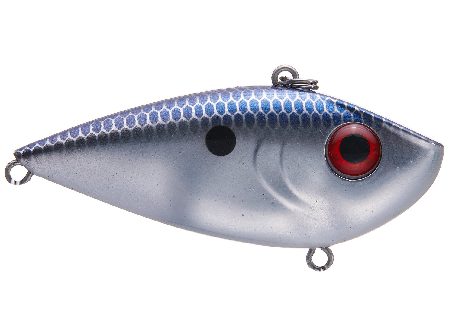 Strike King Red Eye Shad 2-Tap 3/4oz Smokey Chrome Blue