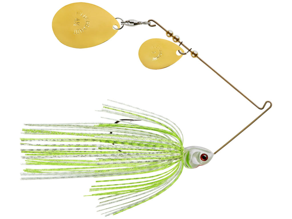 Booyah Covert Series Spinnerbait White Chart Slvsc Prl Chart Double Colorado Gld