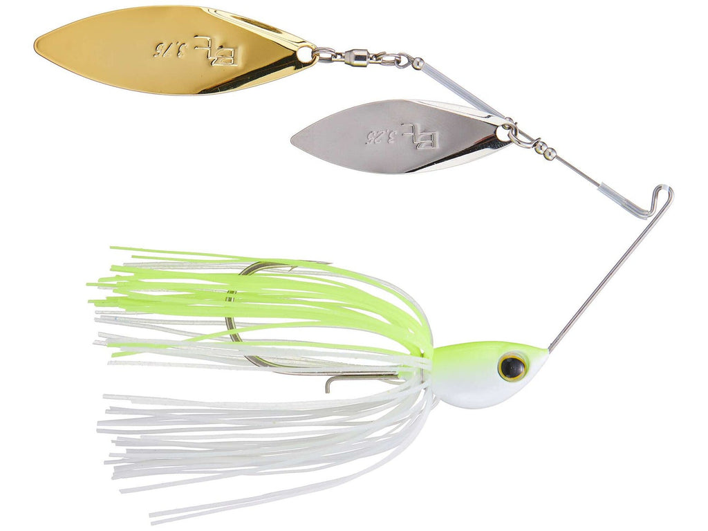 Shimano Swagy Strong Spinnerbait Double Willow 3/8oz. Chartreuse White