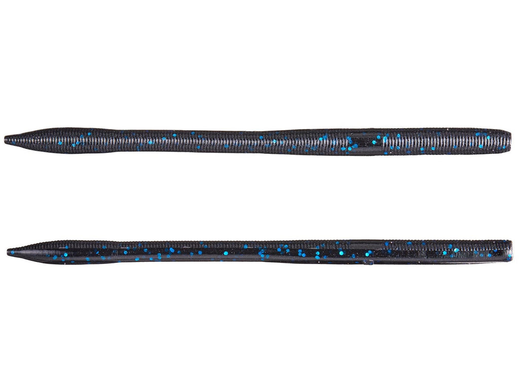 Yamamoto Sensei Straight Tail Worm Black Blue Flake - 021