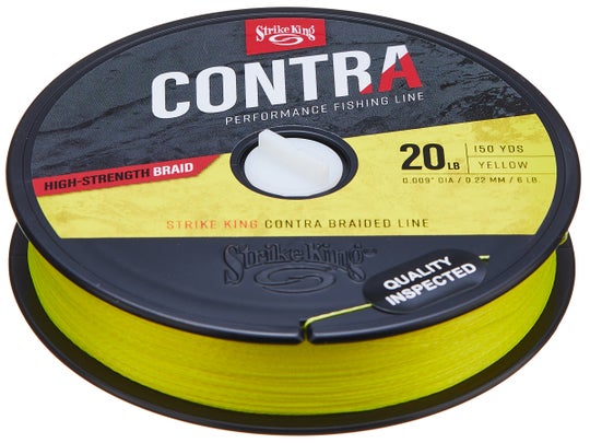 Strike King Contra Braided Line Yellow