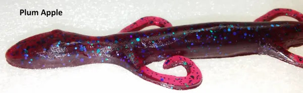 Double Z Lures 8" Lizard Plum Apple