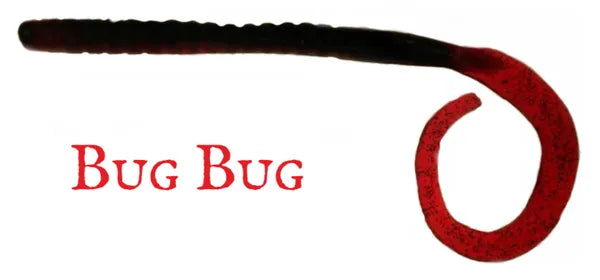 Double Z Customer Lures 10" Bull Whip Worm Bug Bug