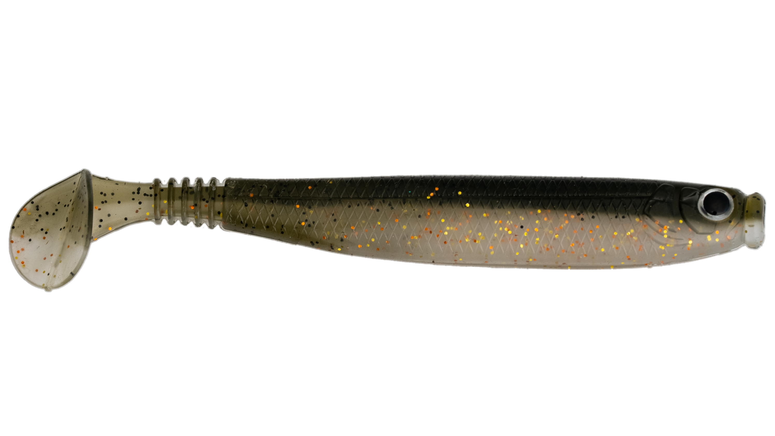 G-Ratt Baits Thin Swim Paddle Tail Swimbaits SMOKE SHAD