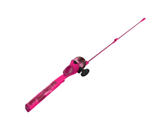 Zebco Youth Splash Floating Spincast Combo Pink