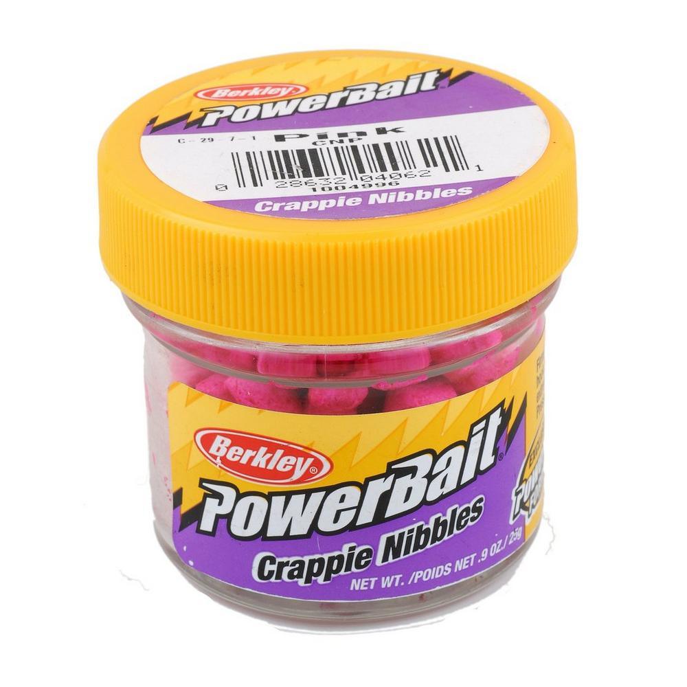 Berkley Powerbait Crappie Nibbles Pink .9oz
