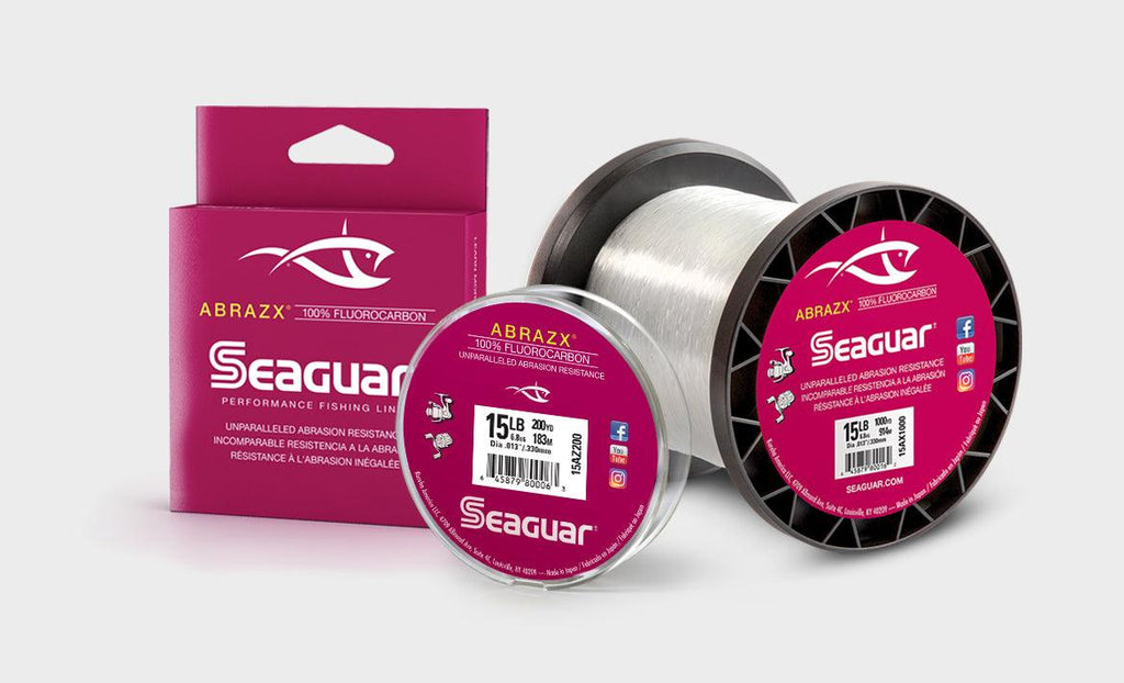 Seaguar Abrazx 100% Fluorocarbon 1000 Yard Fishing Line (6-Pound