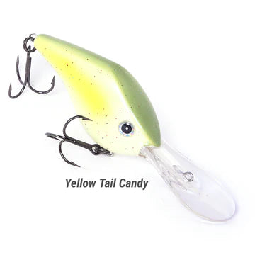 BassMooch Z Boss 10 Crankbaits Yellow Tail Candy